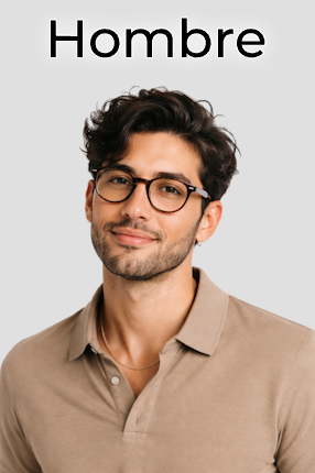 Anteojos recetados masculinos