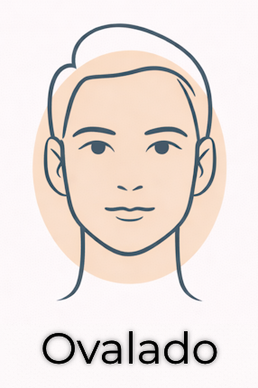 Anteojos para rostros ovalados